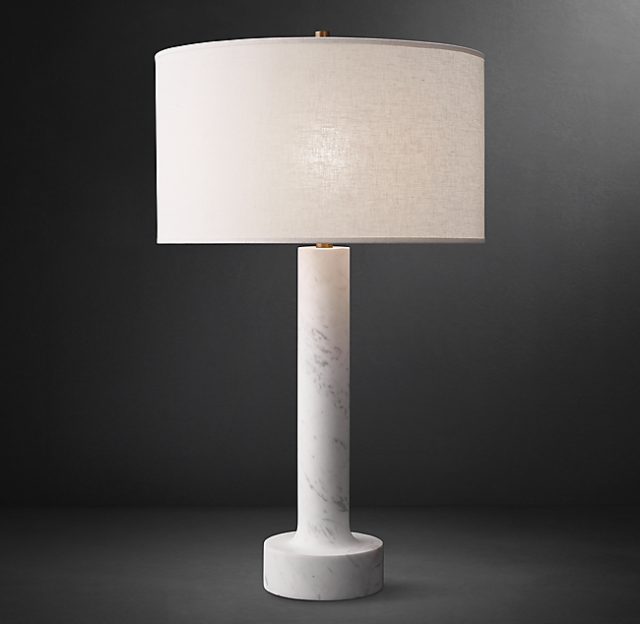 Настольная лампа Restoration Hardware ITALIAN FLARED COLUMN LAMP