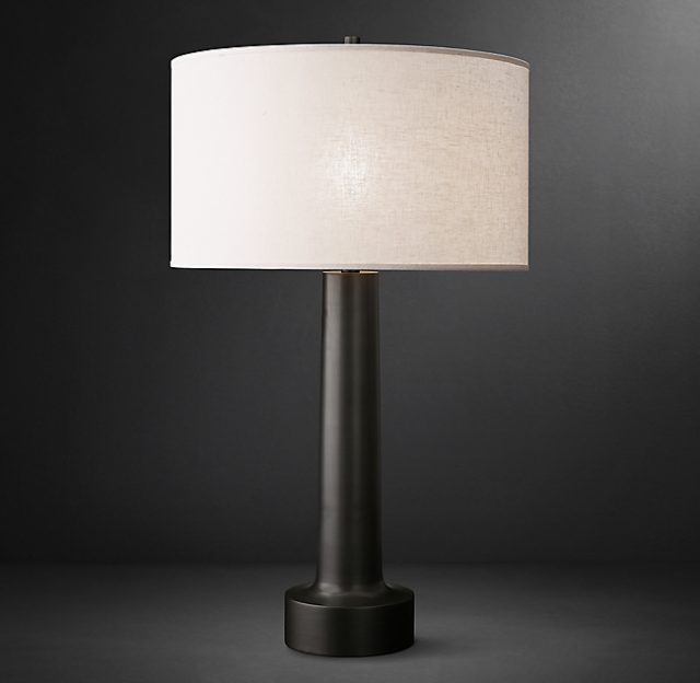 Настольная лампа Restoration Hardware ITALIAN FLARED COLUMN LAMP