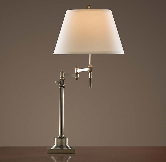 Настольная лампа Restoration Hardware LIBRARY SWING-ARM