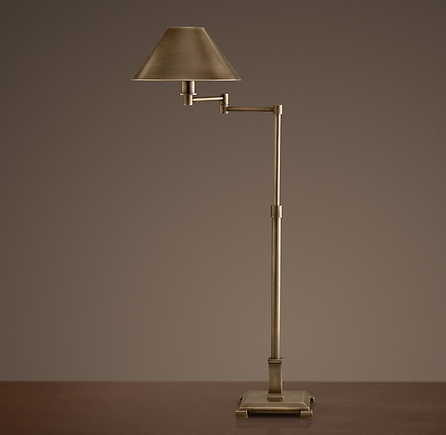Настольная лампа Restoration Hardware PETITE CANDLESTICK SWING-ARM