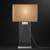 Настольная лампа Restoration Hardware RECTANGULAR COLUMN CRYSTAL LAMP