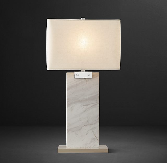 Настольная лампа Restoration Hardware RECTANGULAR COLUMN TABLE LAMP