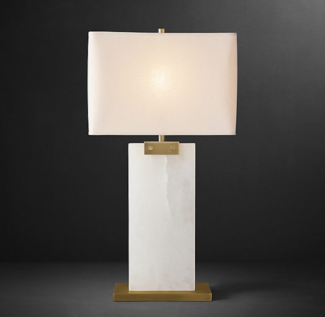Настольная лампа Restoration Hardware RECTANGULAR COLUMN TABLE LAMP