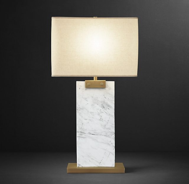 Настольная лампа Restoration Hardware RECTANGULAR COLUMN TABLE LAMP
