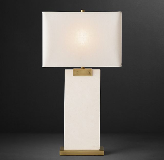 Настольная лампа Restoration Hardware RECTANGULAR COLUMN TABLE LAMP