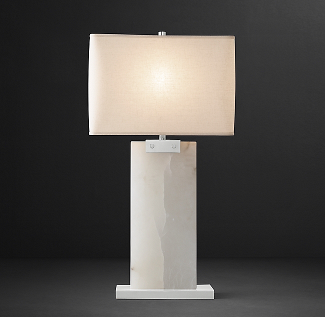 Настольная лампа Restoration Hardware RECTANGULAR COLUMN TABLE LAMP