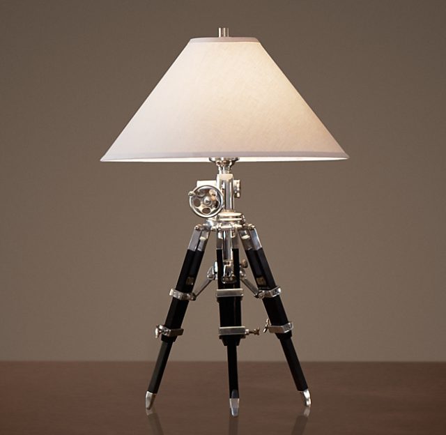 Настольная лампа Restoration Hardware ROYAL MARINE TRIPOD