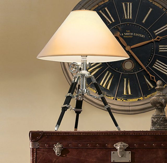 Настольная лампа Restoration Hardware ROYAL MARINE TRIPOD