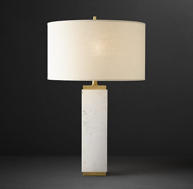 Настольная лампа Restoration Hardware SQUARE COLUMN TABLE LAMP