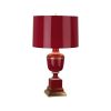 5" Table Lamp Red