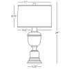 Настольная лампа Robert Abbey Annika 17" Table Lamp Tangerine