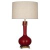 Настольная лампа Robert Abbey Athena Table Lamp Oxblood