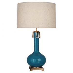 Настольная лампа Robert Abbey Athena Table Lamp Peacock