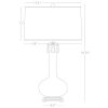 Настольная лампа Robert Abbey Athena Table Lamp Smokey Taupe