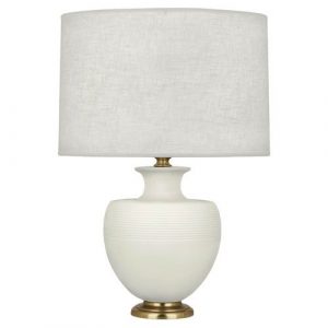 Настольная лампа Robert Abbey Atlas Table Lamp Matte Lily/Brass