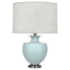 Настольная лампа Robert Abbey Atlas Table Lamp Matte Sky/Nickel