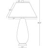 Настольная лампа Robert Abbey Beaux Arts Table Lamp Dark Antique Copper