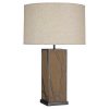 Настольная лампа Robert Abbey Bond Table Lamp Oak/Nickel