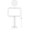 Настольная лампа Robert Abbey Bond Table Lamp Oak/Nickel