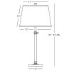 Настольная лампа Robert Abbey Bruno Table Lamp