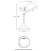 Настольная лампа Robert Abbey Cricket Table Lamp