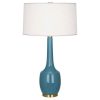 Настольная лампа Robert Abbey Delilah Vessel Table Lamp Steel Blue