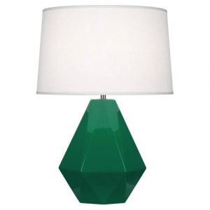 Настольная лампа Robert Abbey Delta Table Lamp Emerald