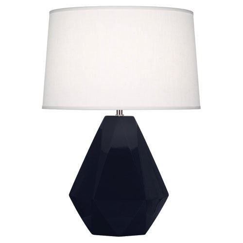 Настольная лампа Robert Abbey Delta Table Lamp Midnight Blue