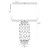 5" Table Lamp Melon