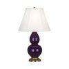 Настольная лампа Robert Abbey Double Gourd 13" Table Lamp Amethyst/Antique Brass