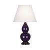 Настольная лампа Robert Abbey Double Gourd 13" Table Lamp Amethyst/Bronze