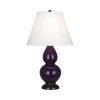Настольная лампа Robert Abbey Double Gourd 13" Table Lamp Amethyst/Bronze