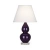 Настольная лампа Robert Abbey Double Gourd 13" Table Lamp Amethyst/Lucite