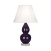 Настольная лампа Robert Abbey Double Gourd 13" Table Lamp Amethyst/Lucite