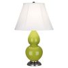 Настольная лампа Robert Abbey Double Gourd 13" Table Lamp Apple/Antique Silver