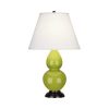 Настольная лампа Robert Abbey Double Gourd 13" Table Lamp Apple/Bronze