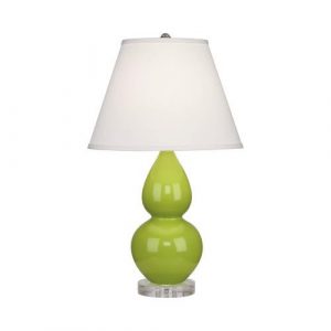 Настольная лампа Robert Abbey Double Gourd 13" Table Lamp Apple/Lucite