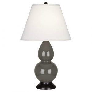Настольная лампа Robert Abbey Double Gourd 13" Table Lamp Ash/Bronze