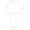 Настольная лампа Robert Abbey Double Gourd 13" Table Lamp Brown Tea/Bronze
