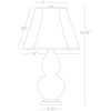 Настольная лампа Robert Abbey Double Gourd 13" Table Lamp Brown Tea/Bronze