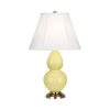 Настольная лампа Robert Abbey Double Gourd 13" Table Lamp Butter/Antique Brass