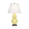 Настольная лампа Robert Abbey Double Gourd 13" Table Lamp Butter/Antique Silver
