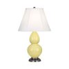 Настольная лампа Robert Abbey Double Gourd 13" Table Lamp Butter/Antique Silver