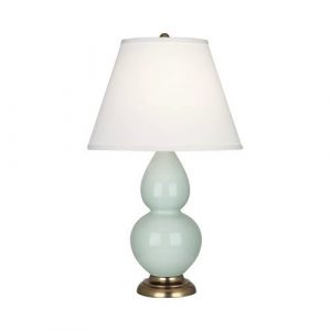 Настольная лампа Robert Abbey Double Gourd 13" Table Lamp Celadon/Antique Brass