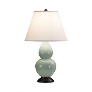Настольная лампа Robert Abbey Double Gourd 13" Table Lamp Celadon/Bronze