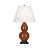 Настольная лампа Robert Abbey Double Gourd 13" Table Lamp Cinnamon/Bronze