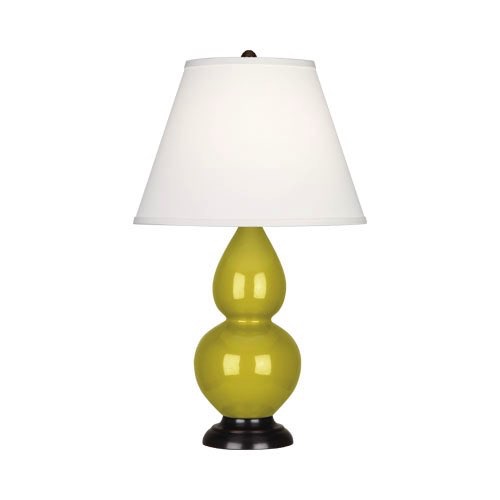 Настольная лампа Robert Abbey Double Gourd 13" Table Lamp Citron/Bronze
