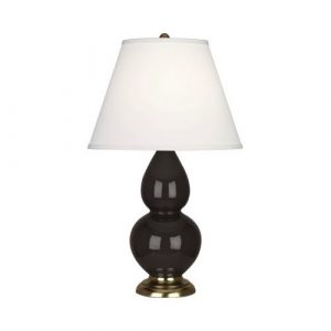 Настольная лампа Robert Abbey Double Gourd 13" Table Lamp Coffee/Antique Brass