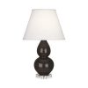 Настольная лампа Robert Abbey Double Gourd 13" Table Lamp Coffee/Lucite