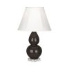 Настольная лампа Robert Abbey Double Gourd 13" Table Lamp Coffee/Lucite